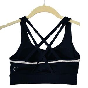 Zia Black Primo Mesh Sports Bra, size small bra